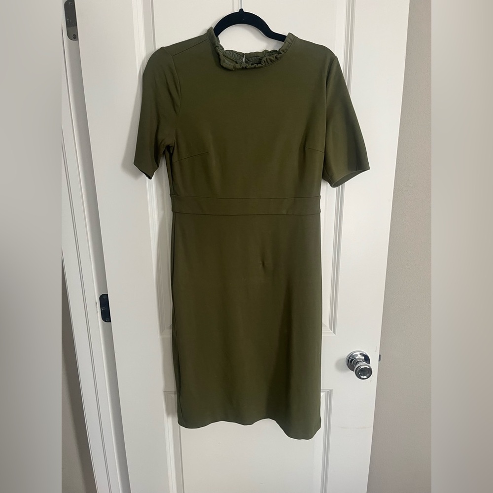 Ann Taylor Olive Midi Dress